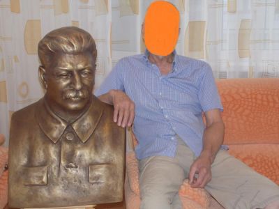 Лот: 7973216. Фото: 1. Бюст Сталина. Скульптуры