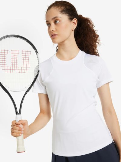 Лот: 22451060. Фото: 1. Футболка женская adidas Club Tennis... Другое (спортивная одежда)