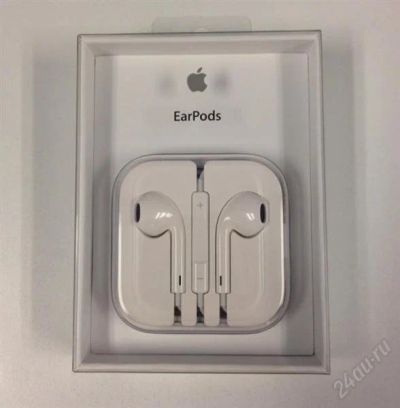 Лот: 2549652. Фото: 1. Наушники Apple Original Ear Pods... Красноярск