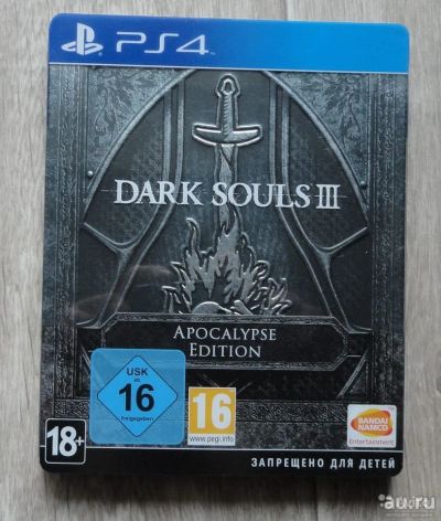 Лот: 12960574. Фото: 1. Dark Souls 3 Apocalypse Edition... Игры для консолей