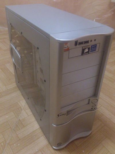 Лот: 4862363. Фото: 1. Корпус Thermaltake Swing Silver... Корпуса, блоки питания