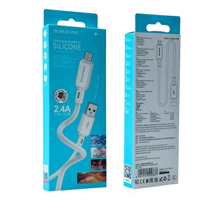 Лот: 22143338. Фото: 1. Кабель BOROFONE microUSB BX-94... Дата-кабели, переходники