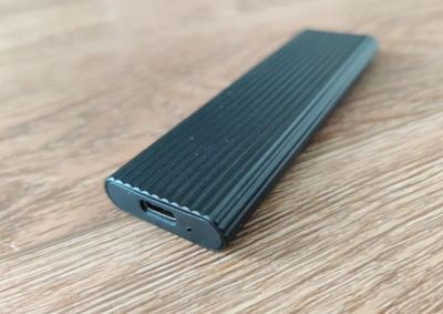 Лот: 25411953. Фото: 1. Transcend SSD M2 256GB в корпусе. SSD-накопители