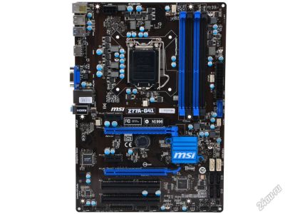Лот: 6835157. Фото: 1. Игровая материнка Z77 MSI Z77A... Материнские платы