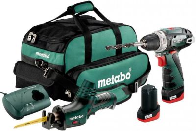 Лот: 10874016. Фото: 1. Набор Combo Set Metabo 2.4 10... Электроинструмент