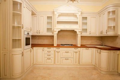 Лот: 9608165. Фото: 1. кухня массив Elegant-classic П-образная... Кухонные гарнитуры