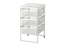 Лот: 3816295. Фото: 1. IKEA Тумба белая с 3 выдвижными... Тумбы
