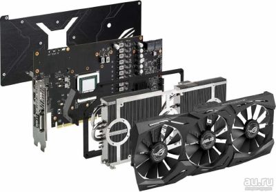 Лот: 13196709. Фото: 1. ASUS Radeon RX Vega 56 Strix Gaming... Видеокарты