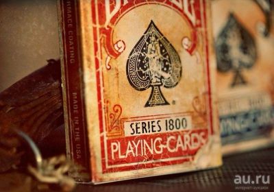 Лот: 15646290. Фото: 1. Карты Bicycle Vintage 1800 крапленые... Настольные игры, карты