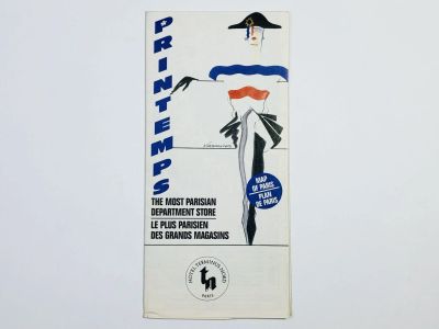 Лот: 23281073. Фото: 1. Printemps. Map of Paris (Принтемпс... Карты и путеводители