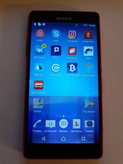 Лот: 13412069. Фото: 1. Смартфон Sony Xperia Z3 compact... Смартфоны