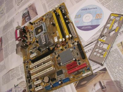 Лот: 5163337. Фото: 1. Материнская плата ASUS P5B socket... Материнские платы