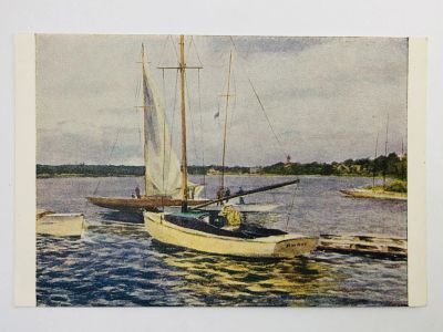 Лот: 23298208. Фото: 1. Генин Д. П. Яхты на Лиелуппе... Открытки, конверты