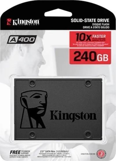 Лот: 19628955. Фото: 1. Диск SSD 2.5" 240GB Kingston A400... SSD-накопители