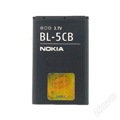 Лот: 2159692. Фото: 1. Аккумулятор Nokia BL-5CB. Аккумуляторы