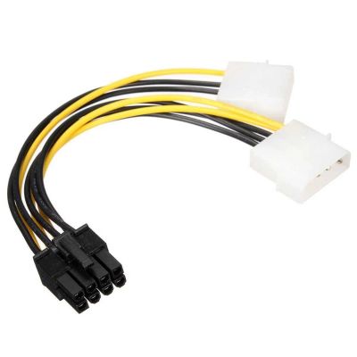 Лот: 10379600. Фото: 1. Кабель переходник 2 molex - 8pin... Шлейфы, кабели, переходники