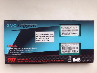Лот: 4043471. Фото: 1. GEIL Evo Leggera 2x4096. Оперативная память