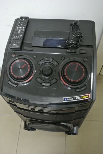 Лот: 15074224. Фото: 1. Музыкальная система Midi LG OM7550K... Караоке системы