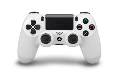 Лот: 11647592. Фото: 1. Геймпад PS4 белый 668231. Аксессуары для игровых приставок, консолей, геймпады