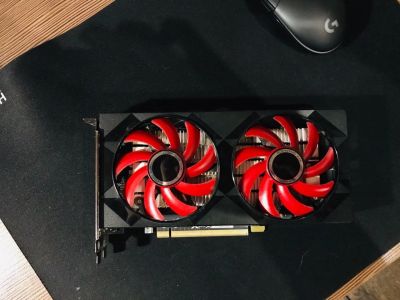 Лот: 15860248. Фото: 1. Видеокарта Rx 560 4gb. Видеокарты