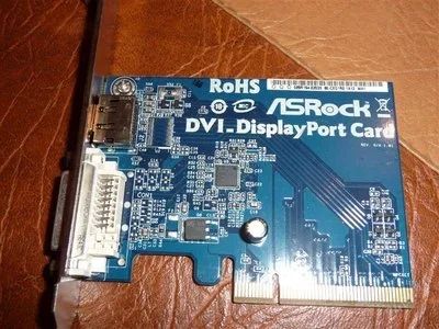 Лот: 2070966. Фото: 1. ASRock DVI Display Port Card. Видеокарты