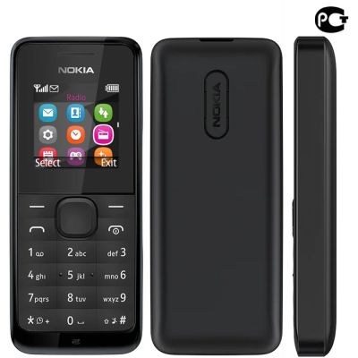 Лот: 4545213. Фото: 1. Nokia 105 black в идеале. Кнопочные мобильные телефоны
