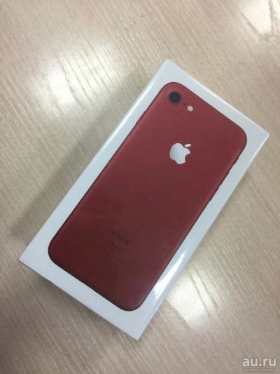 Лот: 9687925. Фото: 1. iPhone 7 Red 128GB. Смартфоны