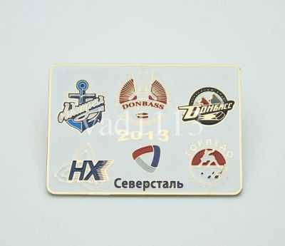 Лот: 10983615. Фото: 1. Хоккей значок Кубок Донбасса 2013... Сувенирные