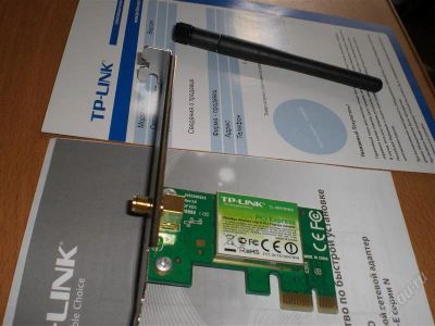 Лот: 1825428. Фото: 1. Беспроводной адаптер TP-LINK 150Mbps. WiFi, Bluetooth адаптеры