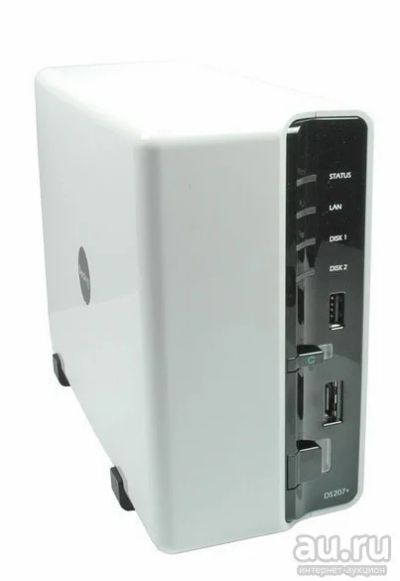 Лот: 12844117. Фото: 1. NAS Synology DS207+. СХД