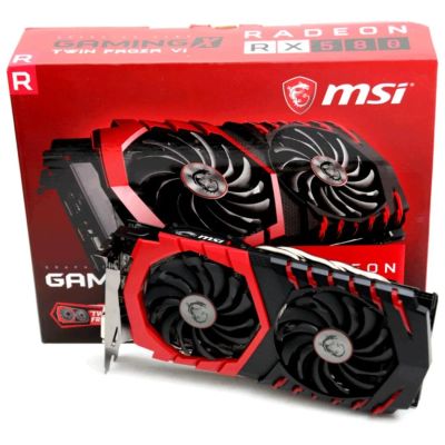 Лот: 11045143. Фото: 1. MSI Radeon RX 580 Gaming X 4 Gb. Видеокарты