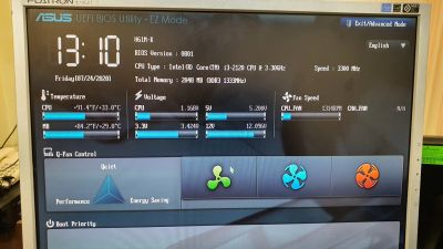 Лот: 16298555. Фото: 1. Core i3-2120 (4*3300МГц) + Asus... Материнские платы