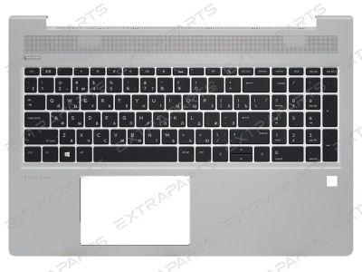 Лот: 18875603. Фото: 1. Топ-панель HP ProBook 450 G6 серебряная... Клавиатуры для ноутбуков