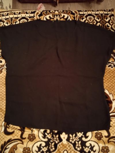 Лот: 17155755. Фото: 1. Футболка чёрная. Футболки, топы и майки