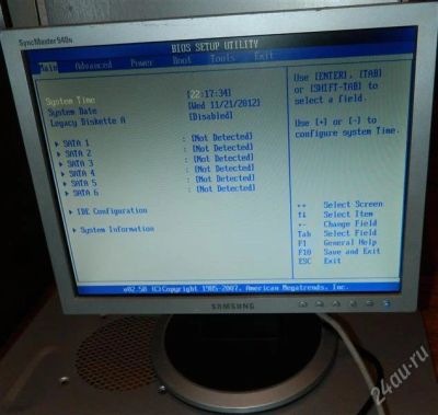 Лот: 2287788. Фото: 1. samsung syncmaster 540n 15" читайте... ЖК-мониторы