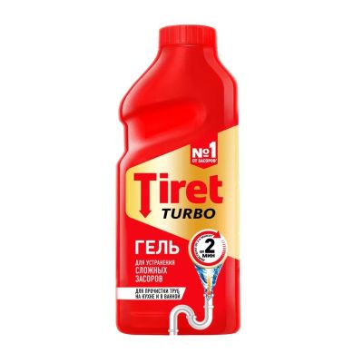 Лот: 24117662. Фото: 1. Средство от засоров Tiret, Turbo... Бытовая химия