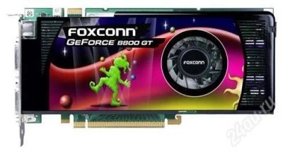 Лот: 71984. Фото: 1. PCI-E Foxconn GeForce 8800GT 512Mb... Видеокарты
