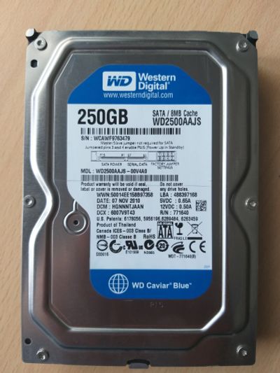 Лот: 13444855. Фото: 1. Жесткий диск Western Digital Caviar... Жёсткие диски (HDD)