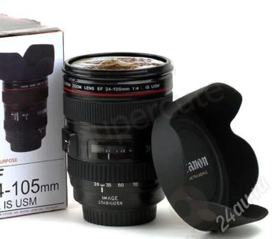 Лот: 695710. Фото: 1. Кружка-объектив 1:1 Canon 24-105... Объективы