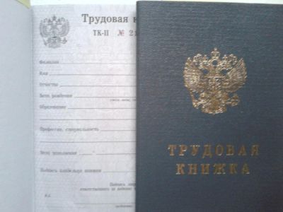 Лот: 10712531. Фото: 1. трудовая книжка ТК-2 2008/2009... Другое (компьютеры, оргтехника, канцтовары)