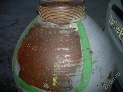 Лот: 348201. Фото: 1. баллон с аргоном. Баллоны, газ в баллонах
