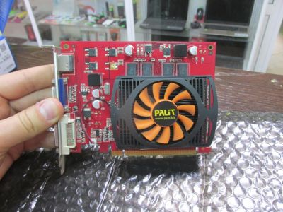 Лот: 10322330. Фото: 1. Видеокарта Palit Nvidia GT220... Видеокарты