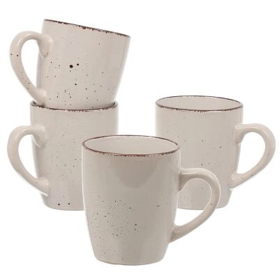 Лот: 25673598. Фото: 1. Кружка керам, 4 шт, 360 мл, White... Кружки, стаканы, бокалы