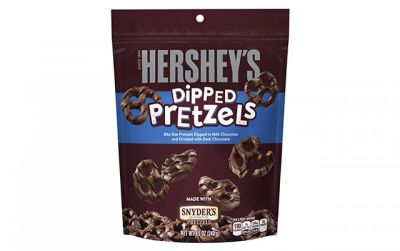 Лот: 12850526. Фото: 1. Hershey's milk chocolate dipped... Печенье, вафли, пряники