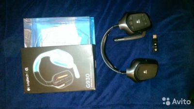 Лот: 6688105. Фото: 1. Беспроводные наушники logitech... Наушники, гарнитуры