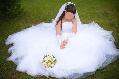 Лот: 5250986. Фото: 1. Свадебное платье. Отдам бесплатно... Другое (свадебная мода)
