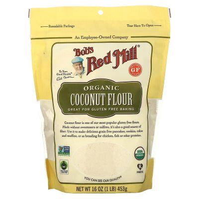 Лот: 23151050. Фото: 1. Bob's Red Mill, Органическая кокосовая... Крупы, сыпучие продукты