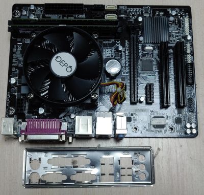 Лот: 19835482. Фото: 1. Комплект i3 4130/8GbDDR3/LGA1150... Комплекты запчастей