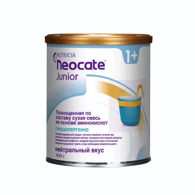 Лот: 23724302. Фото: 1. Neocate Junior смесь сухая с 1... Лекарства
