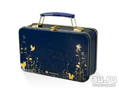 Лот: 17039587. Фото: 1. Подарочный сундучок/синий чемоданчик... Подарочная упаковка